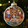 Custom Acrylic Ornament - Personalized Anniversary Christmas Wedding Gifts For Husband And Wife, Dog Cat Lovers - Life Is Better With A Wagging Tail