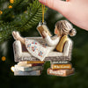 Custom Acrylic Ornament - Personalized Christmas Bookish Gifts For Book Lovers, Bookworms, Readers - Lost In A Good Book