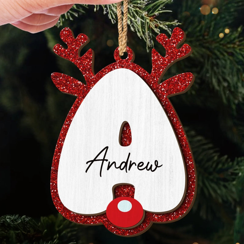Custom Double Layer Wooden Ornament - Personalized Christmas Birthday Gifts For Mom, Dad, Kids - Family Makes Everything Bright