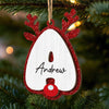 Custom Double Layer Wooden Ornament - Personalized Christmas Birthday Gifts For Mom, Dad, Kids - Family Makes Everything Bright