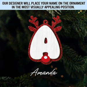 Custom Double Layer Wooden Ornament - Personalized Christmas Birthday Gifts For Mom, Dad, Kids - Family Makes Everything Bright