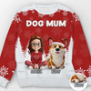 Custom Unisex Ugly Sweatshirt - Personalized  Christmas Birthday Gifts For Dog Lovers, Dog Dad And Mom - Jingle Paws, Jingle All The Way