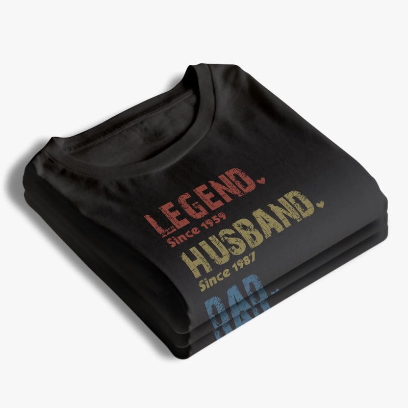 Custom Unisex T-shirt, Premium T-shirt, Hoodie - Personalized Birthday Gifts For Dad, Grandpa - Years Change The Title Not The Love