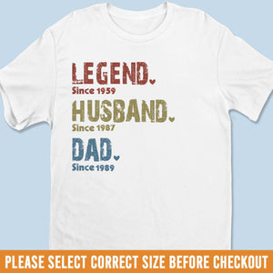 Custom Unisex T-shirt, Premium T-shirt, Hoodie - Personalized Birthday Gifts For Dad, Grandpa - Years Change The Title Not The Love