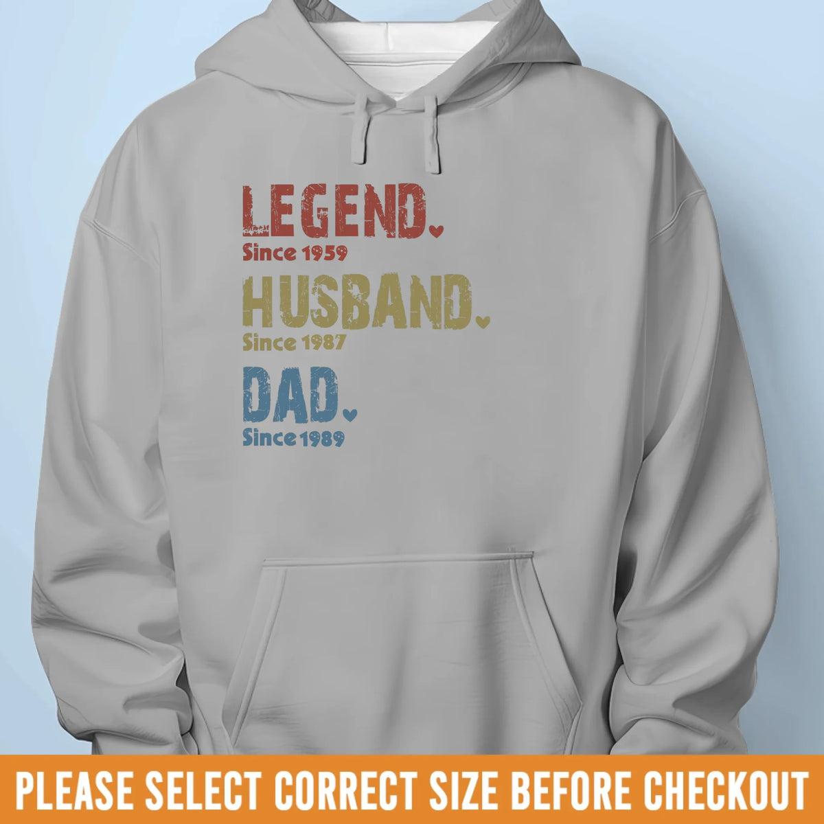 Custom Unisex T-shirt, Premium T-shirt, Hoodie - Personalized Birthday Gifts For Dad, Grandpa - Years Change The Title Not The Love