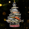 Custom Acrylic Ornament - Personalized Christmas Birthday Fishing Gifts For Fisherman - Have Yourself A Reel Merry Fishmas