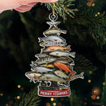 Custom Acrylic Ornament - Personalized Christmas Birthday Fishing Gifts For Fisherman - Have Yourself A Reel Merry Fishmas