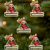 Custom Wooden Money Holder Ornament - Personalized Christmas Birthday Gifts For Kids - Little Elves Big Smiles