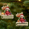 Custom Wooden Money Holder Ornament - Personalized Christmas Birthday Gifts For Kids - Little Elves Big Smiles
