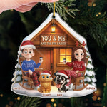 Custom Acrylic Ornament - Personalized Christmas Birthday Gifts For Dog Cat Lovers, Dog Dad And Mom, Cat Owners - Our Fur Babies