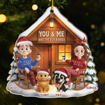 Custom Acrylic Ornament - Personalized Christmas Birthday Gifts For Dog Cat Lovers, Dog Dad And Mom, Cat Owners - Our Fur Babies