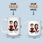 Custom Mug - Personalized Anniversary Christmas Wedding Gifts For Husband And Wife, Him And Her - Our Love, One Sip At A Time