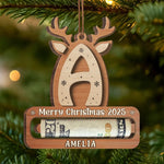 Custom Wooden Money Holder Ornament - Personalized Christmas Birthday Gifts For Mom, Dad, Brother, Sister, Kids - Shine Bright With Your Own Strength