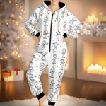 Custom Adult Onesie - Personalized Christmas Birthday Gifts For Mom, Dad, Grandma, Grandpa - Home Is Where We Grow Together