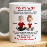 Custom Mug - Personalized Anniversary Wedding Gifts For Husband And Wife, Him And Her - Still Falling For You