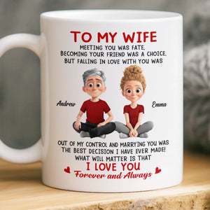 Custom Mug - Personalized Anniversary Wedding Gifts For Husband And Wife, Him And Her - Still Falling For You