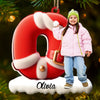 Custom Photo Wood Ornament - Personalized Christmas Birthday Gifts For Mom, Dad, Brother, Sister, Kids - Together We Make Our Story