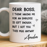 Custom Boss Lady Mug - Personalized Funny Gifts For Coworker, Work Bestie, Boss - Boss Mode On Every Day