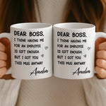 Custom Boss Lady Mug - Personalized Funny Gifts For Coworker, Work Bestie, Boss - Boss Mode On Every Day