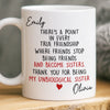 Custom Mug - Personalized Best Friend Birthday Gifts For Women, Besties, Sisters, BFF - My Favorite Human Chaos