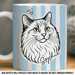 Custom Photo Mug - Personalized Birthday Gifts For Dog Cat Lovers, Dog Dad And Mom, Cat Owners - Pets Make Life Cuter