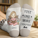 Custom Kid Crew Socks - Personalized Bookish Gifts For Book Lovers, Bookworms, Readers - My Best Book Life