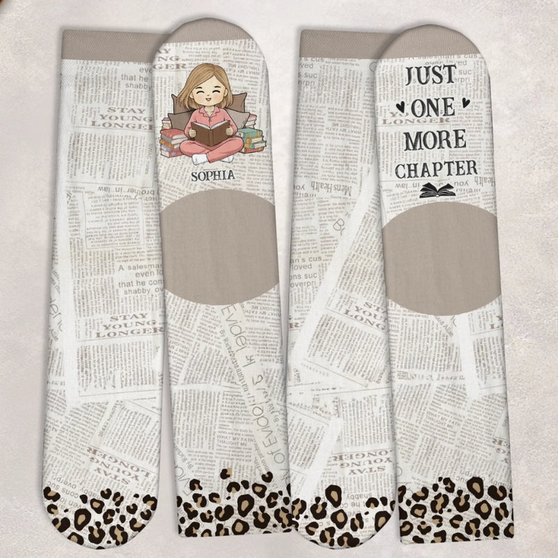 Custom Kid Crew Socks - Personalized Bookish Gifts For Book Lovers, Bookworms, Readers - My Best Book Life