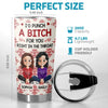 Custom Tumbler - Personalized Best Friend Christmas Birthday Gifts For Women, Besties, Sisters, BFF - Life Upgraded With My Besties