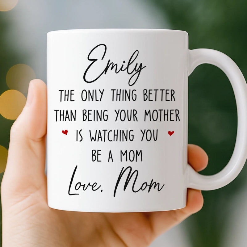 Custom Mug - Personalized Birthday Gifts For Mom, Dad, Son, Daughter - You Are Our Brightest Joy