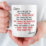 Custom Mug - Personalized Anniversary Christmas Wedding Gifts For Husband And Wife, Him And Her - My Forever Person