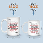 Custom Mug - Personalized Anniversary Christmas Wedding Gifts For Husband And Wife, Him And Her - My Forever Person