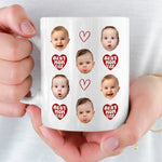Custom Photo Mug - Personalized Birthday Gifts For Mom, Dad, Brother, Sister, Kids - My Heart Walks With You Always