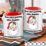 Custom Accent Mug - Personalized Christmas Funny Gifts For Best Friends, Family, Coworker, Work Bestie - Too Cute To Function