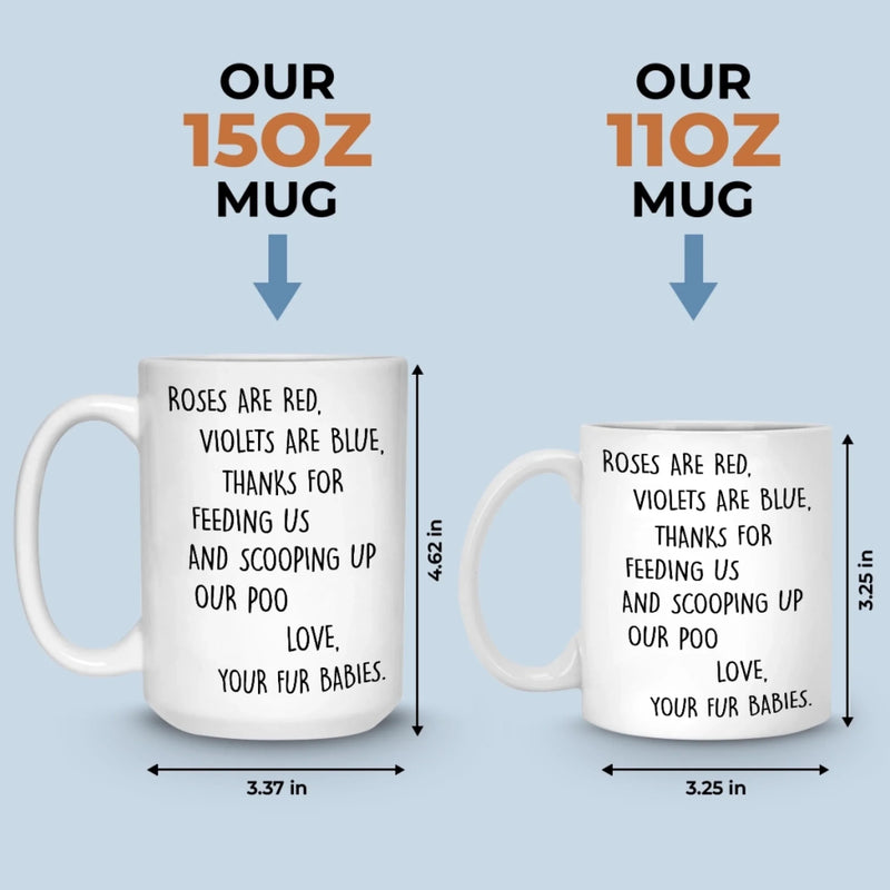 Custom Photo Mug - Personalized Christmas Birthday Gifts For Dog Cat Lovers, Dog Dad And Mom, Cat Owners - Your Daily Chore Reminder