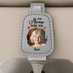 Custom Photo Memorial Mom Gifts - Personalized Leather Car Visor