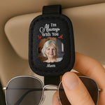 Custom Photo Memorial Mom Gifts - Personalized Leather Car Visor