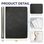 Custom Leather Writing Journal - Personalized Funny  Gifts For Coworker, Work Bestie, Best Friends - Sarcasm Storage Unit