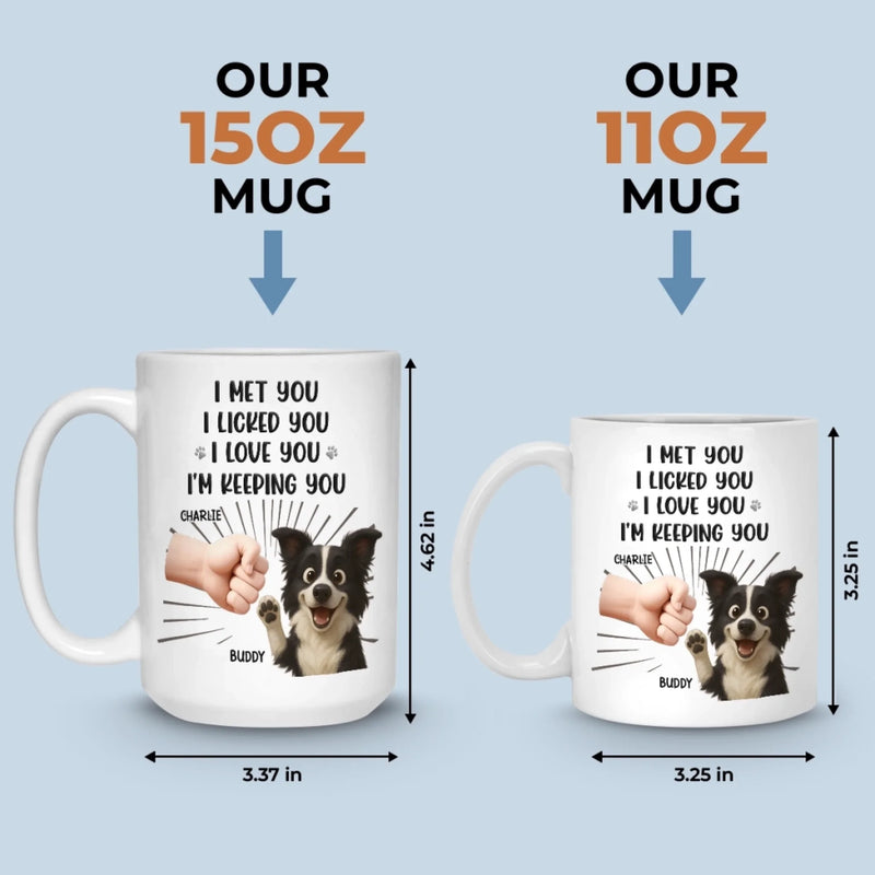 Custom Mug - Personalized Birthday Gifts For Dog Cat Lovers, Dog Dad And Mom, Cat Owners - My Pets Think I’m Cool