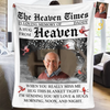 Custom Photo Cardinal Blanket - Personalized Memorial Sympathy Gifts For Loss Of Mom, Dad - Keeping Your Light With Me