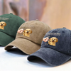 Custom Vintage Washed Denim Baseball Cap - Personalized Christmas Birthday Gifts For Dog Cat Lovers, Dog Dad And Mom, Cat Owners - Best Bro Comes With Fur