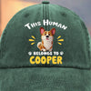 Custom Vintage Washed Denim Baseball Cap - Personalized Birthday Gifts For Dog Cat Lovers, Dog Dad And Mom, Cat Owners - Living The Fur Way