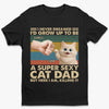 Custom Unisex T-shirt, Premium T-shirt, Hoodie - Personalized Christmas Birthday Gifts For Cat Lovers, Cat Mom And Dad - Meow Icon Behavior