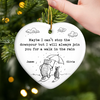 Custom Ceramic Ornament - Personalized Best Friend Christmas Birthday Gifts For Women, Besties, Sisters, BFF - A Friend Like You