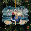 Custom Acrylic Ornament - Personalized Best Friend Christmas Birthday Gifts For Women, Besties, Sisters, BFF - Snow Days Are Better Together