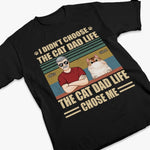 Custom Unisex T-shirt, Premium T-shirt, Hoodie - Personalized Christmas Birthday Gifts For Cat Lovers, Cat Mom And Dad - Real Men Respect Whiskers