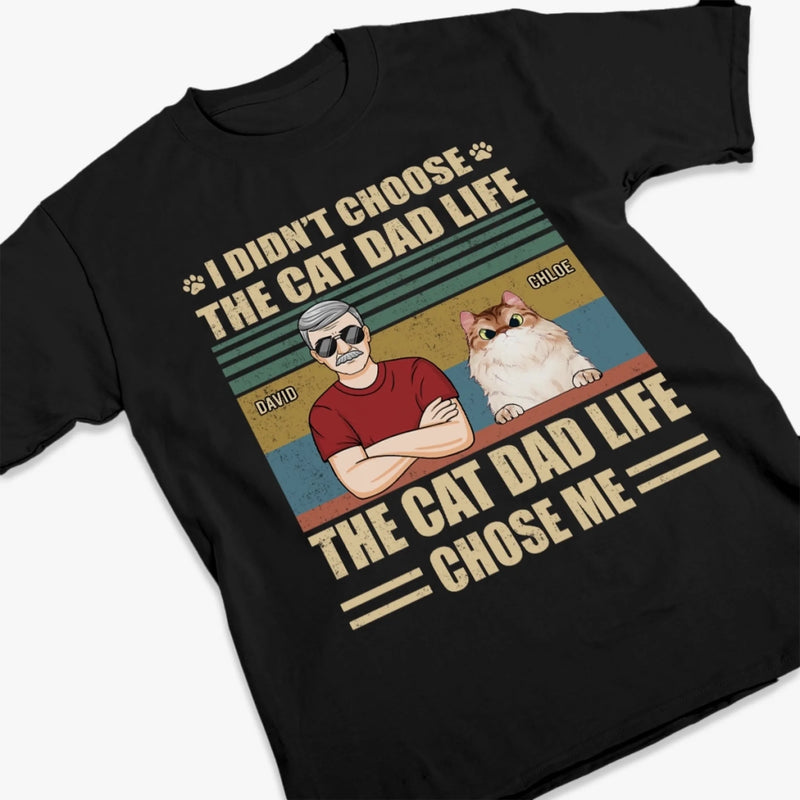 Custom Unisex T-shirt, Premium T-shirt, Hoodie - Personalized Christmas Birthday Gifts For Cat Lovers, Cat Mom And Dad - Real Men Respect Whiskers