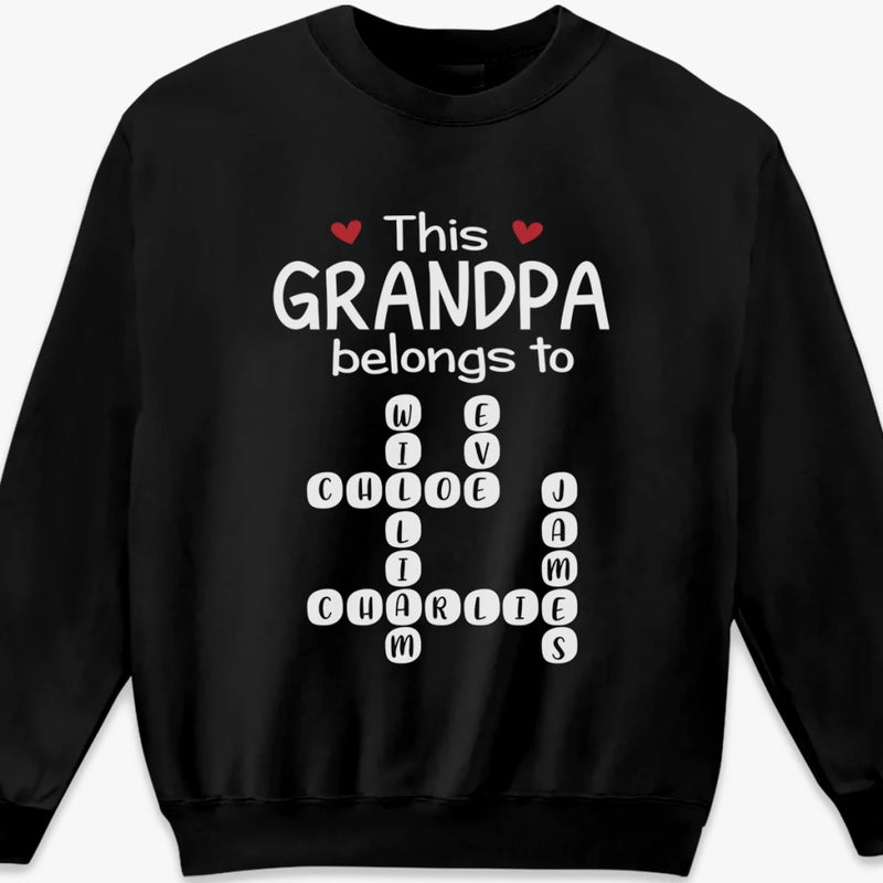 Custom Scrabble Unisex T-shirt, Premium T-shirt, Hoodie - Personalized Birthday Gifts For Dad, Grandpa - Our Story Spells Love