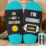 Custom Gamer Crew Socks - Personalized Birthday Gifts For Gamers, Game Lovers, Gaming Fans, Family - Step Into Joy