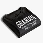 Custom Unisex T-shirt, Premium T-shirt, Hoodie - Personalized Birthday Gifts For Dad, Grandpa - Papa Is My Superpower