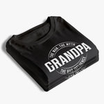 Custom Unisex T-Shirt With Design On Sleeve - Personalized Birthday Gifts For Dad, Grandpa - Legendary Mischief Instructor